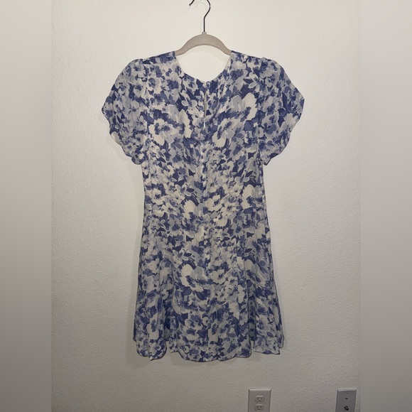 Reformation Blue and White “Lula” Dress - Picture 6 of 7